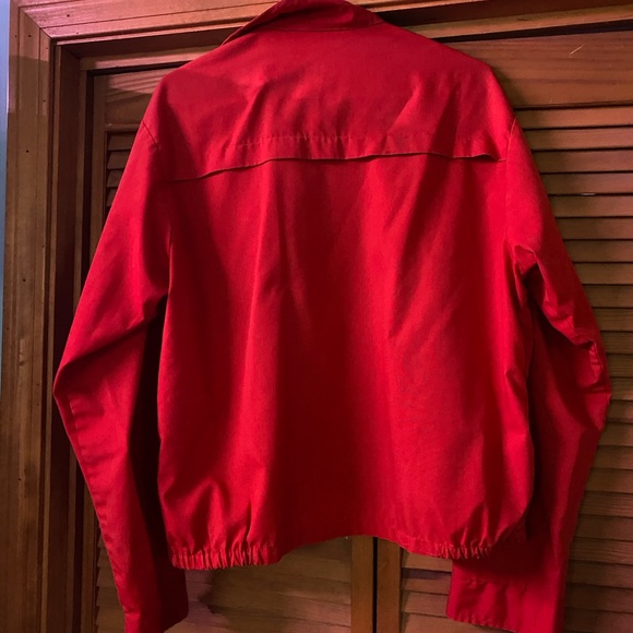 Vintage 80’s Red Zip Up Jacket - Picture 2 of 3